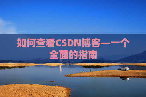 如何查看CSDN博客—一个全面的指南
